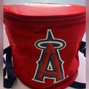 Los Angeles Anaheim Angels Insulated Collapsible Lunch Bag Cooler SGA Power 106‎
